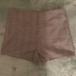 XS Plaid shorts